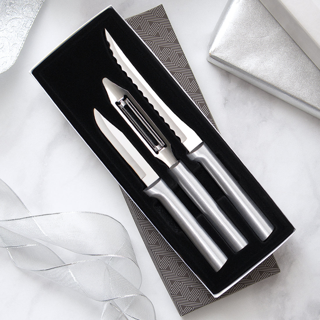 Rada Cutlery G24s 4-Serrated Steak Knives Gift Set