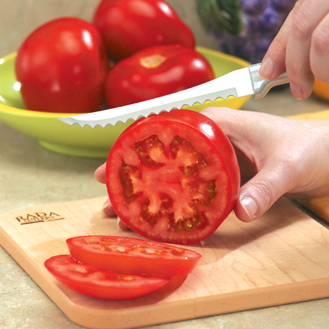 Tomato Slicer Knife Serrated Kitchen Knife Rada Cutlery