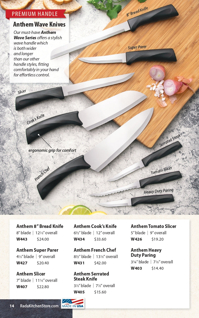 French Chef Knife  Classic French Chef Style - Rada Cutlery