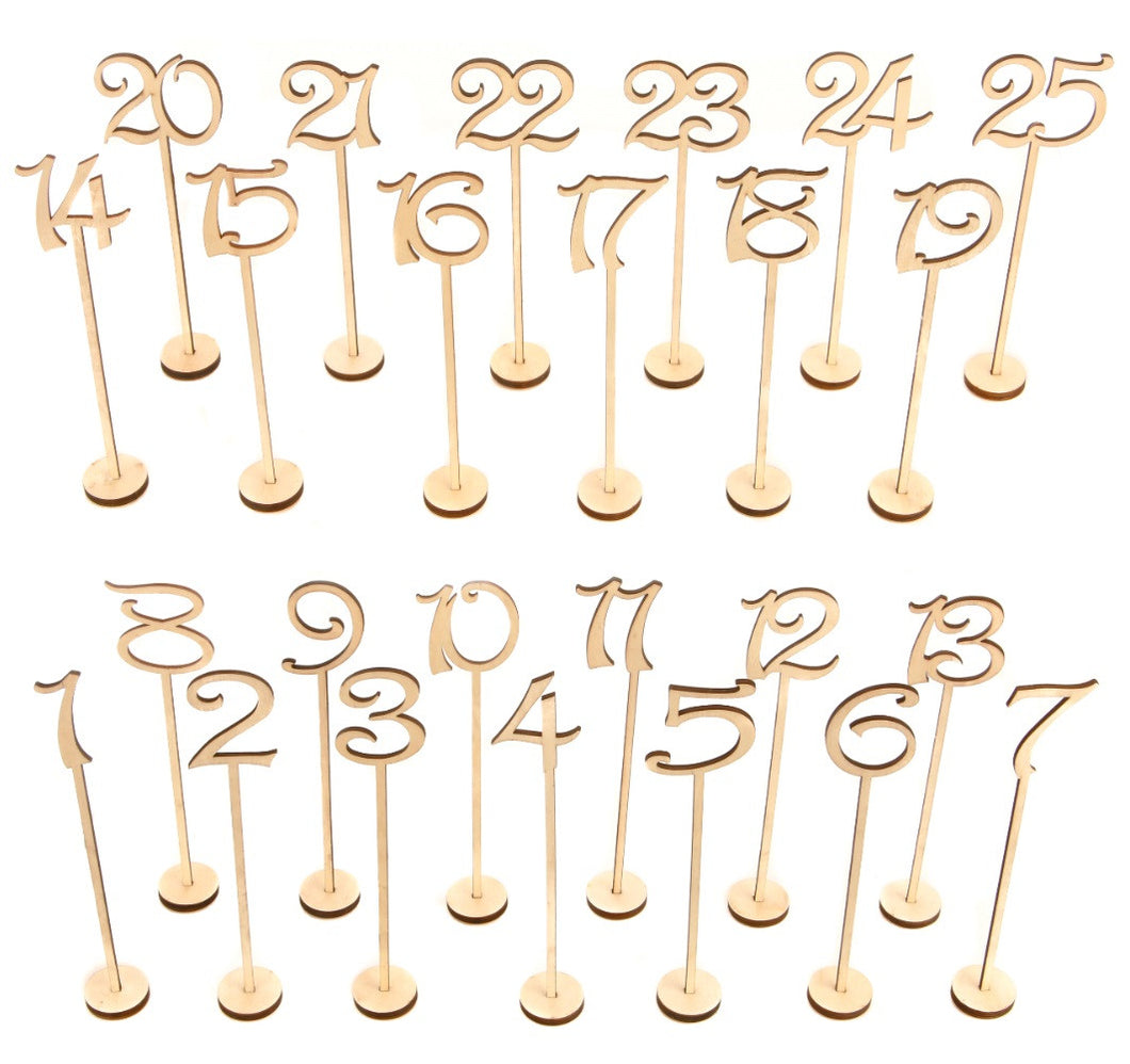 Scholmart Table Numbers 1 20 Wood Wooden Wedding Table Numbers With Holder Base For Wedding Party Home Decoration Vintage Birthday Event Banquet Anniversary Decor Catering Reception Display Stands Home Decor Accents