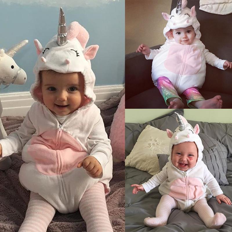 Too cute to be avoided, this Newborn Baby Unicorn Romper is a fun and ...