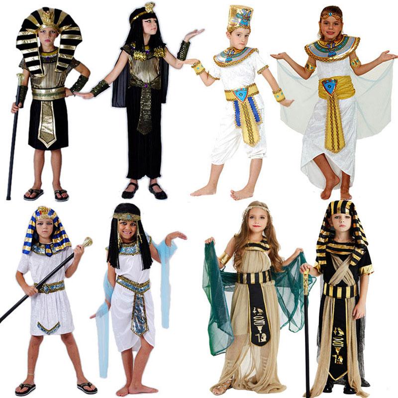 Halloween Kids Ancient Egyptian Pharaoh Cleopatra Costume – CuteStop