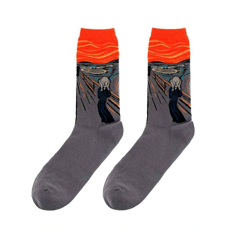 Retro Famous Painting Art Socks For Men – CuteStop