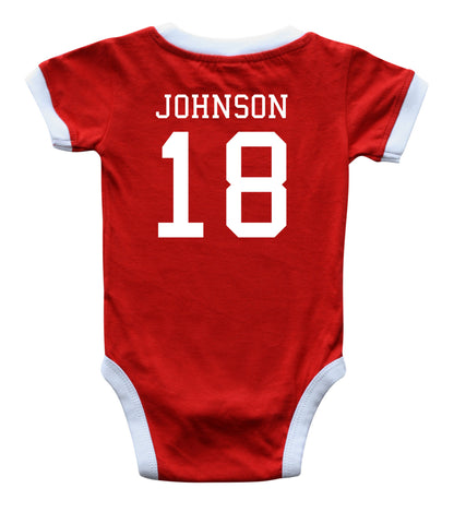 baby soccer jersey personalized