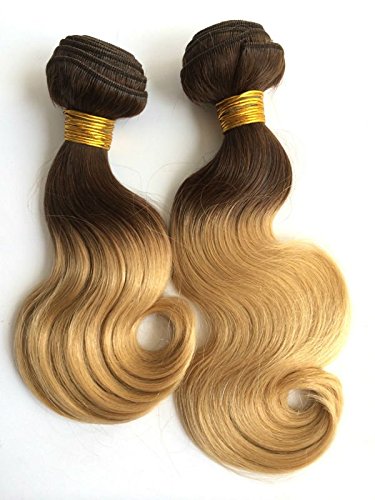 Ms Fenda Hair Brown Root Blonde Ombre Hair T 4 27 Body Wave Style Virg