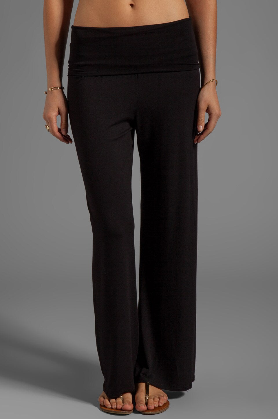 Kira Rollover Pant (BLACK)- JP8545