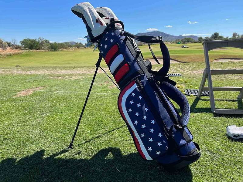 Craftsman Golf® Stars Stripes Lightweight Easy Carry Golf Stand Bag