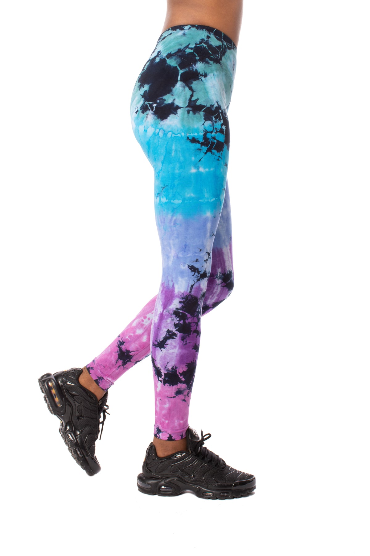JWZUY Womens Marble Print Leggings Ankle-Length Elastic Waist Pant Slim-Leg  Lovely Pants Purple L