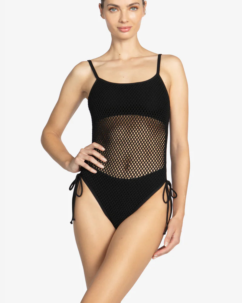 Lenny Niemeyer Coffee Bio Ruched Halter One Piece - Londo Mondo