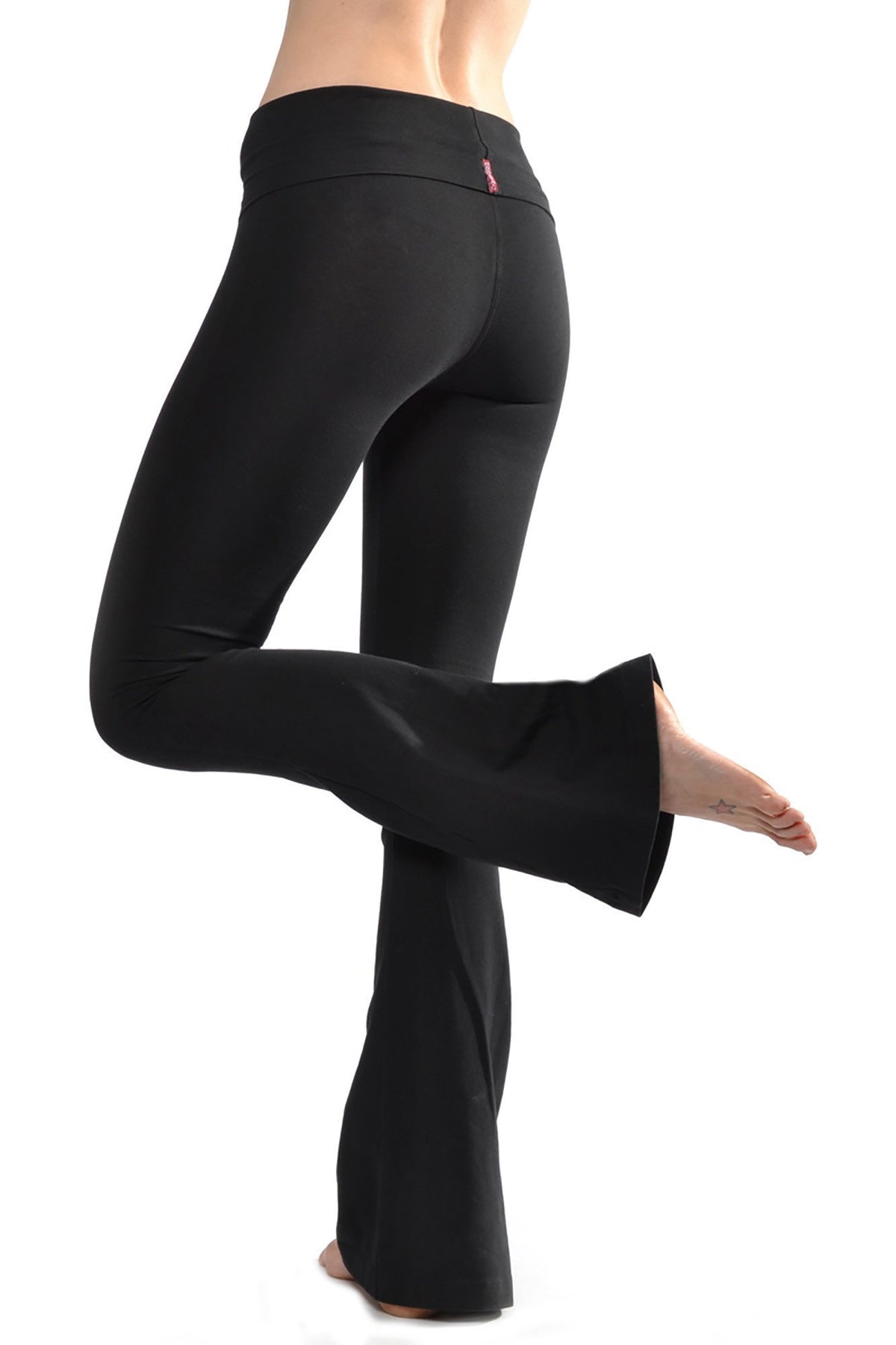 HardTail Rolldown Bootleg Pant - Mahogany  Flare pants, Yoga pants  pattern, Yoga pants outfit