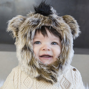 Hyena Faux Fur Eskimo Hat for Infants & Toddlers