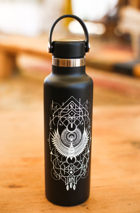 black stickers for hydro flask