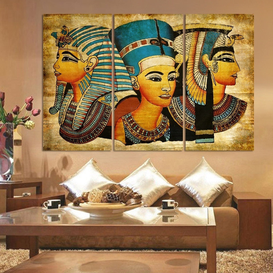 Wall Art Abstract African Ancient Egyptian Image Portrait