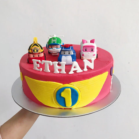 Robocar Poli Cake