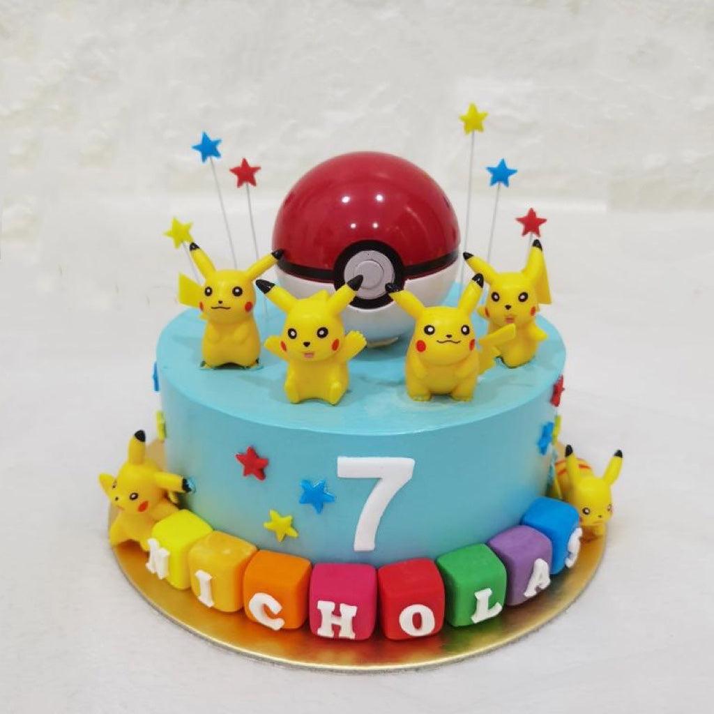 Pokemon pikachu Cake Singapore - Kids party cake Order online ...