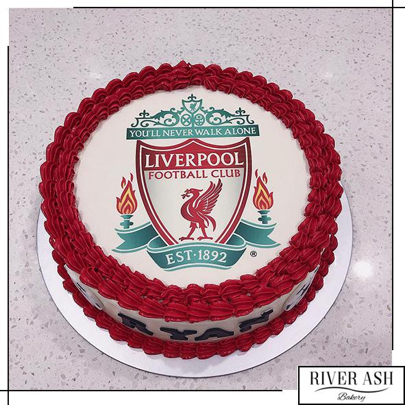 Liverpool F.C. Football Cake SG Soccer Football cakes Singapore