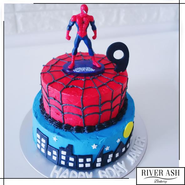 Spider Cake Birthday Cakes Singapore/Boys birthday cakes SG - River Ash  Bakery