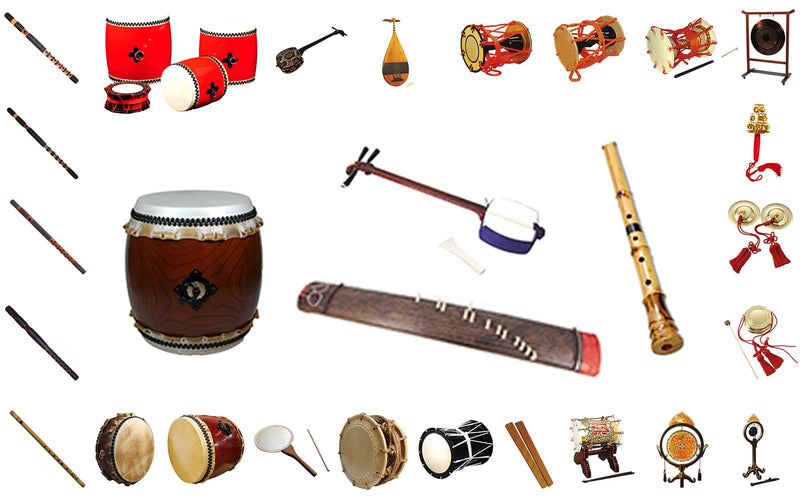 Guide Til 33 Typer Af Traditionelle Japanske Instrumenter Taiko Center   Traditional Japanese Instruments 800x 