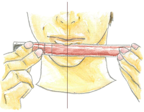 Colocação de lábios com Shinobue