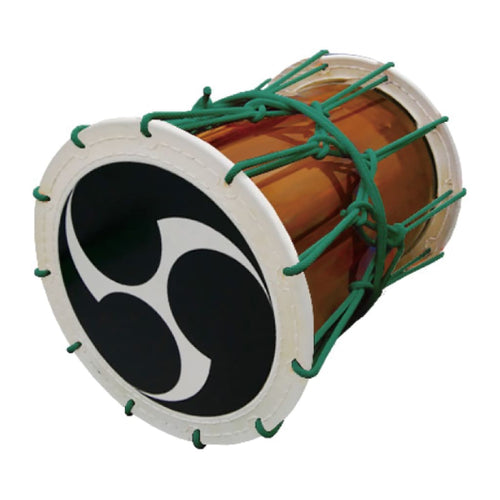 Katsugi Oke Daiko (1.5 shaku) (Rope: Green) (Tomoe: Black) (Display Model)