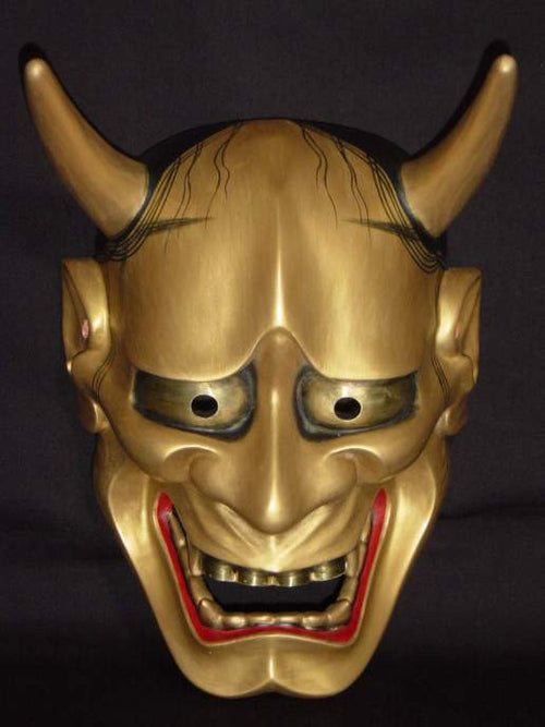 Nohmen (Noh Mask) Gold Hannya NOH01G