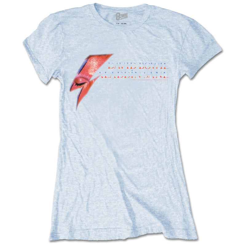 David Bowie Aladdin Sane Eye Flash Women's T-Shirt | NME Merch – nmemerch