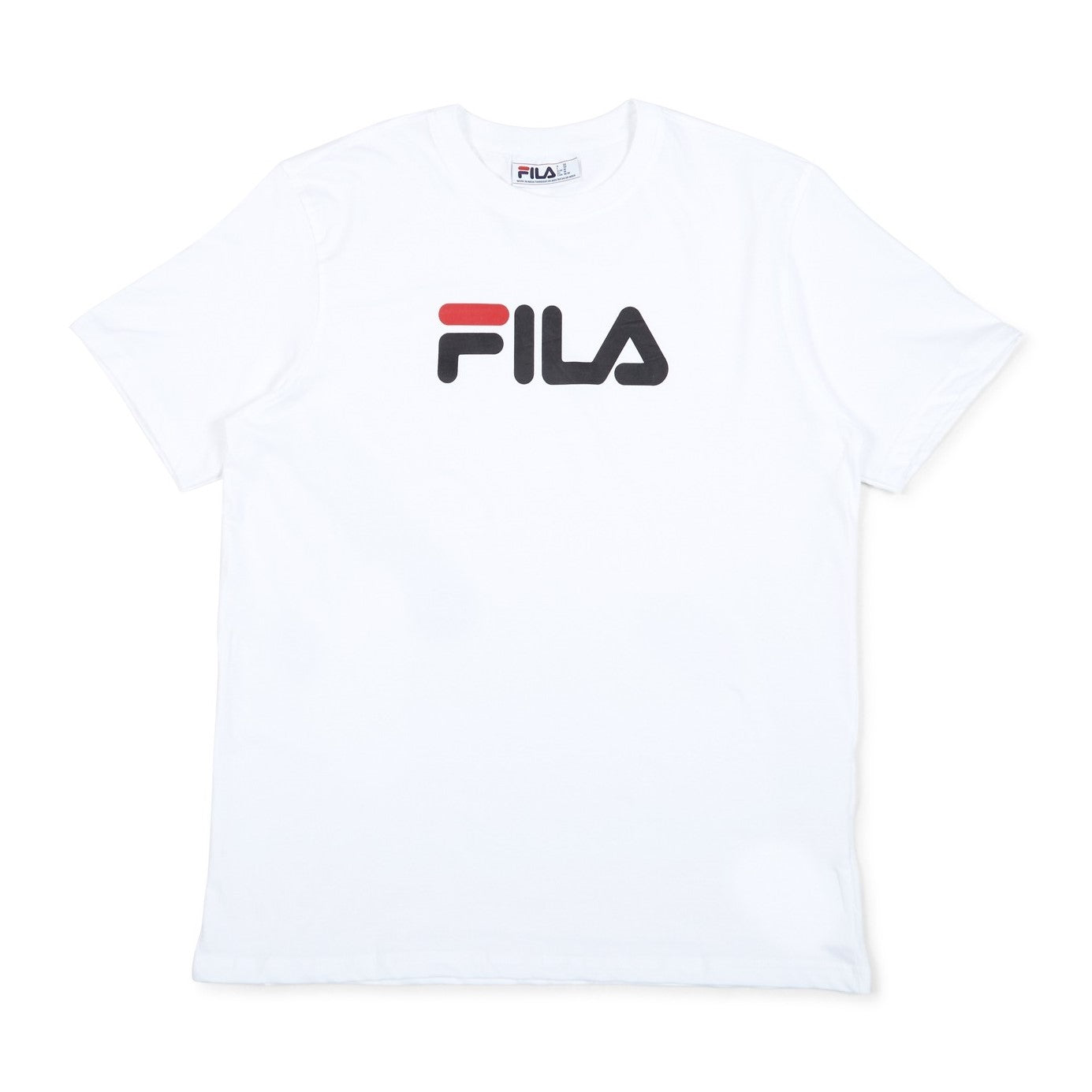 Fila White Line T Shirt With Large Logo Style Up