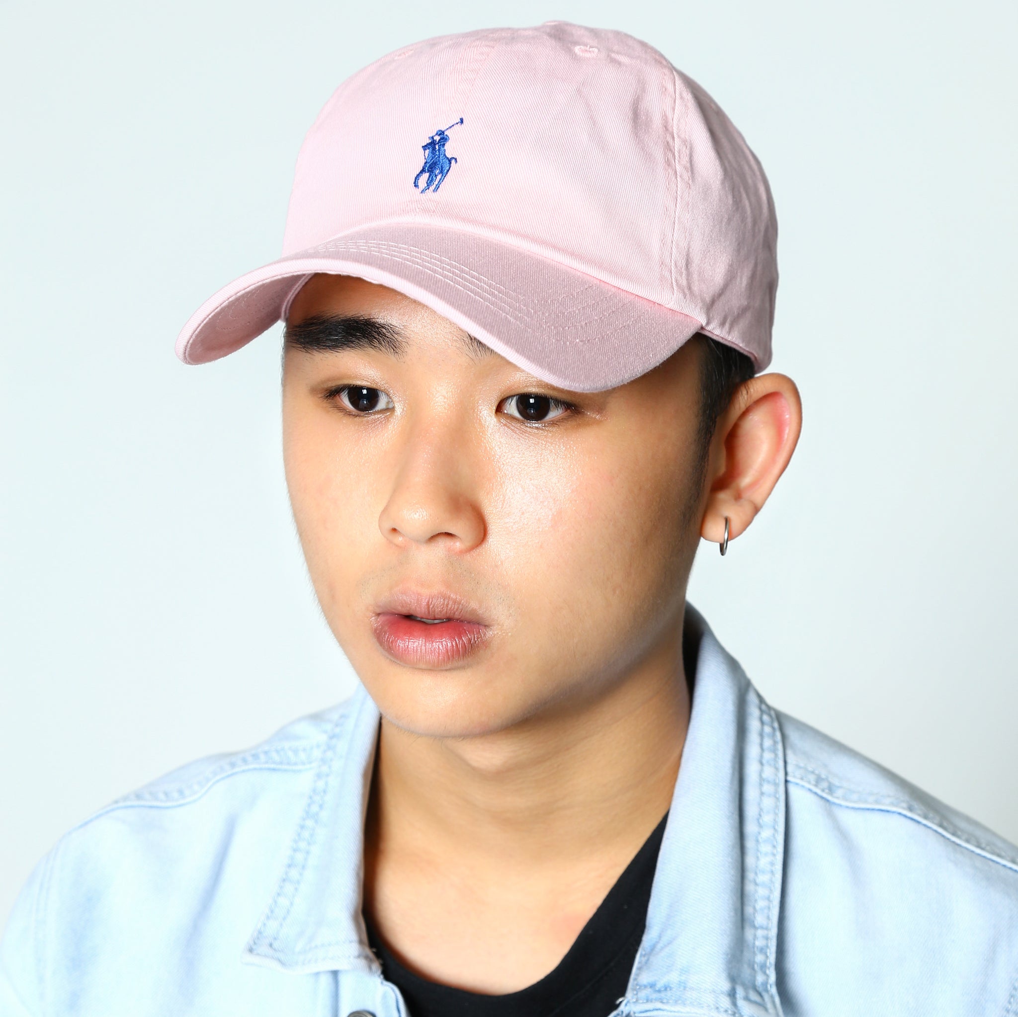 polo ralph lauren pink cap