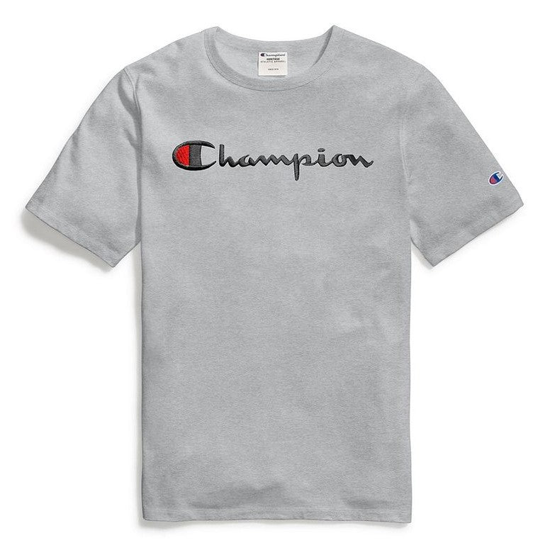 champion heritage embroidered script