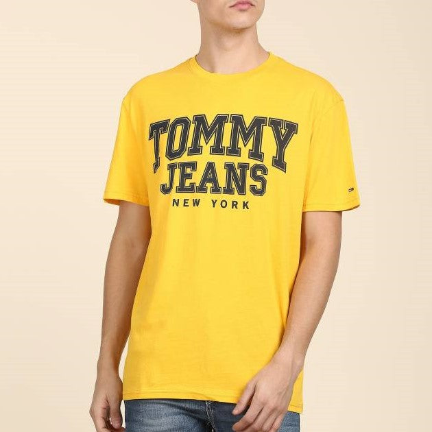 tommy jeans yellow t shirt