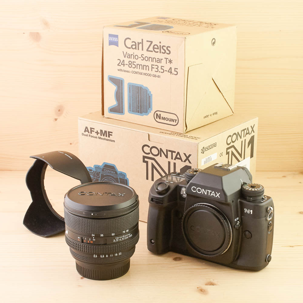 CONTAX N1 24-85mm F3.3-4.0 本体レンズセット+officialhijabitv.com