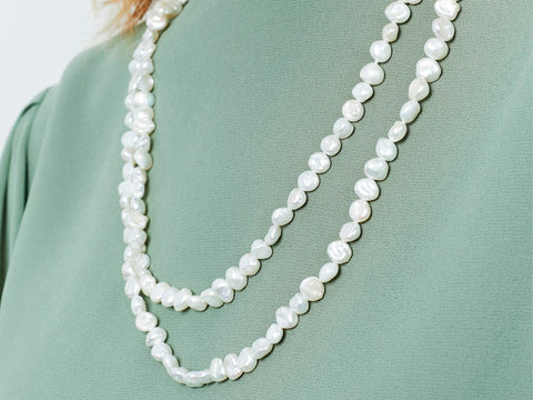 Barocke Keshi-Perlenkette
