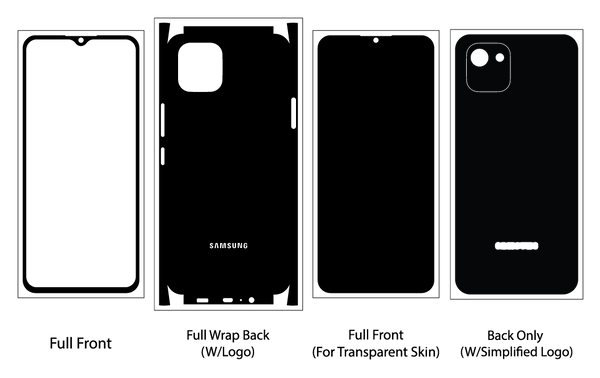 Different Skin Coverages Vector Cutfile SVG Template