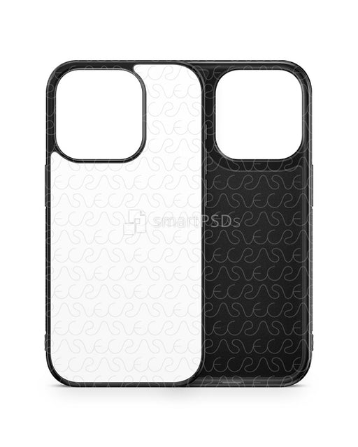 iPhone 15 Plus (2023) 2d Rubber Flex Case Design Mockup — VecRas