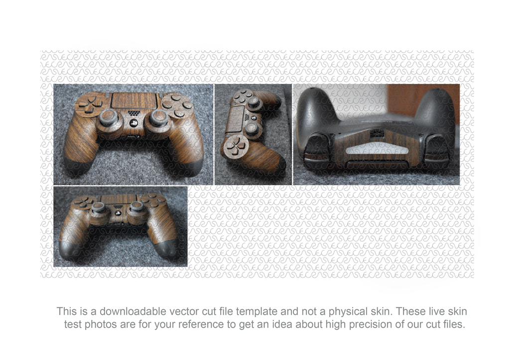 ongezond Daar afgewerkt Sony PS4 Dual Shock 4 Controller Skin CutFile Vector Template Full Wrap SVG  — VecRas