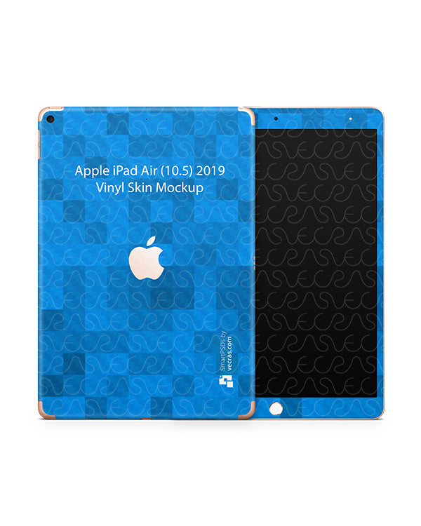 Download Apple iPad Air 10.5" (3rd Gen.) Vinyl Skin Design Mockup 2019 - VecRas