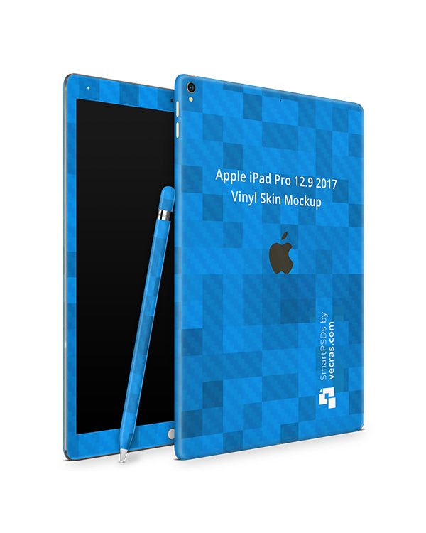 Download Apple iPad Pro (12.9) 2017 Tablet Skin Design Template (Front-Back Ang - VecRas