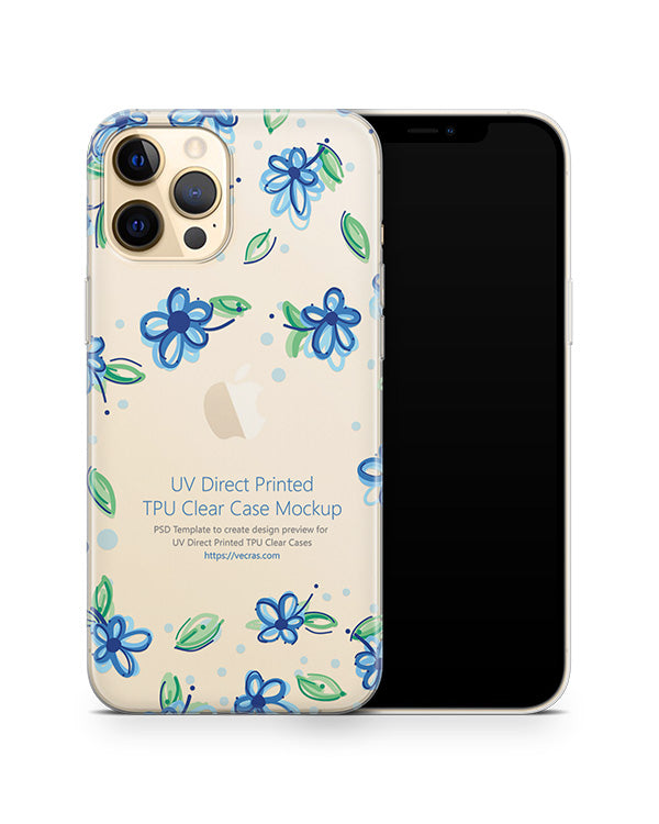Iphone 12 Pro Max Tpu Clear Case Mockup Vecras