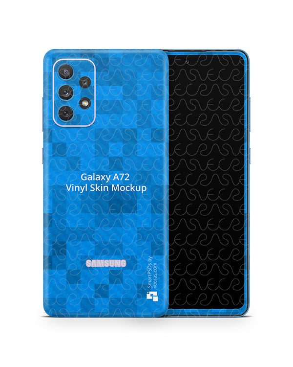 Download Galaxy A72 (2021) PSD Skin Mockup Template - VecRas