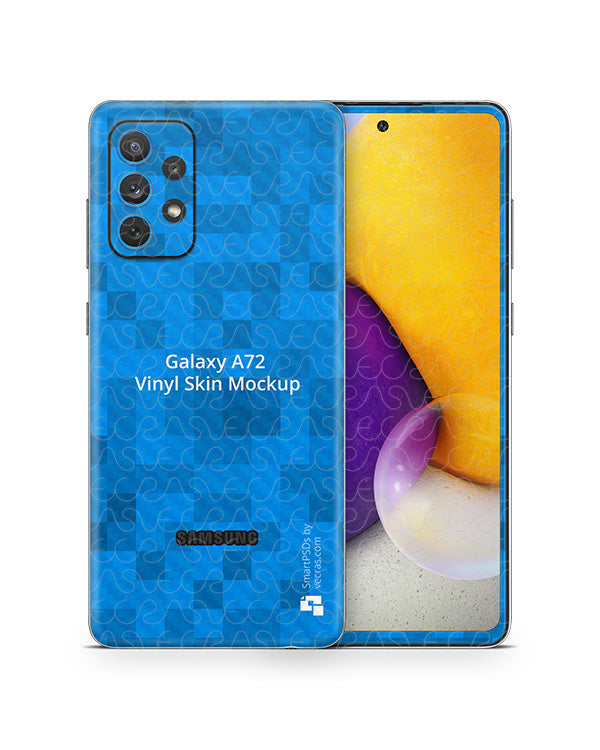 Download Galaxy A72 (2021) PSD Skin Mockup Template - VecRas