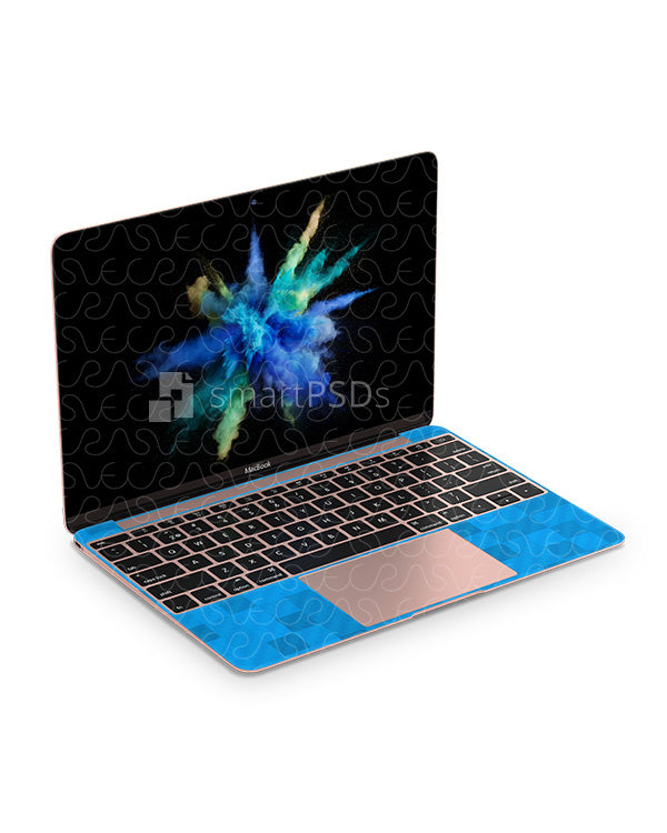 Apple Macbook 12 Inch Vinyl Skin Design Mockup 2015