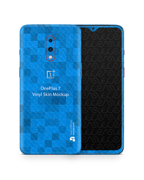 Download OnePlus 7 Vinyl Skin Design Mockup 2019 - VecRas