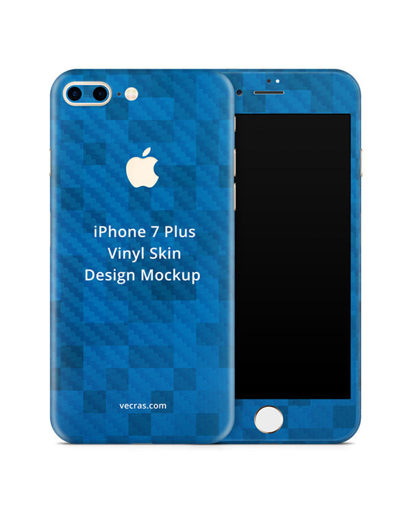 Apple iPhone 7 Plus Mobile Skin Design Template Front-Back – VecRas