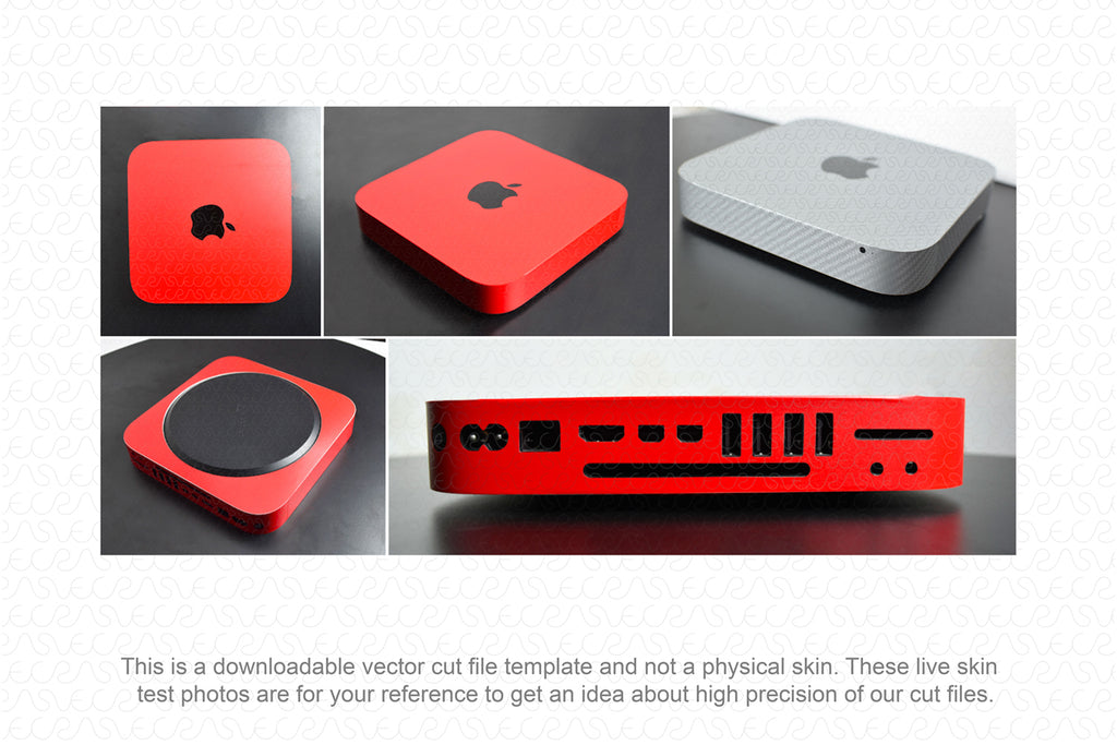 Apple Mac Mini 2014 Wrap Template Cut File Vecras