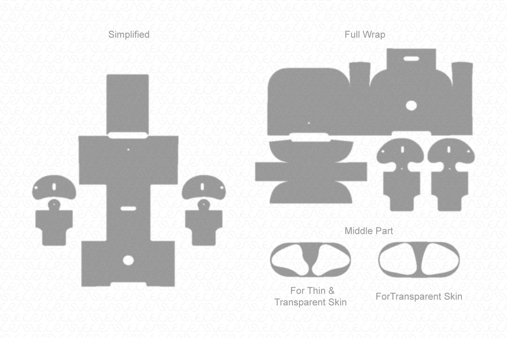 Download Apple AirPods 2-Wireless Charging (2019) Skin Cutting ...