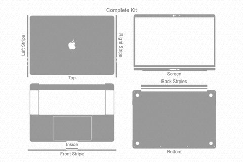 Download Skin Template Cut Files for Macbooks - Laptops - VecRas