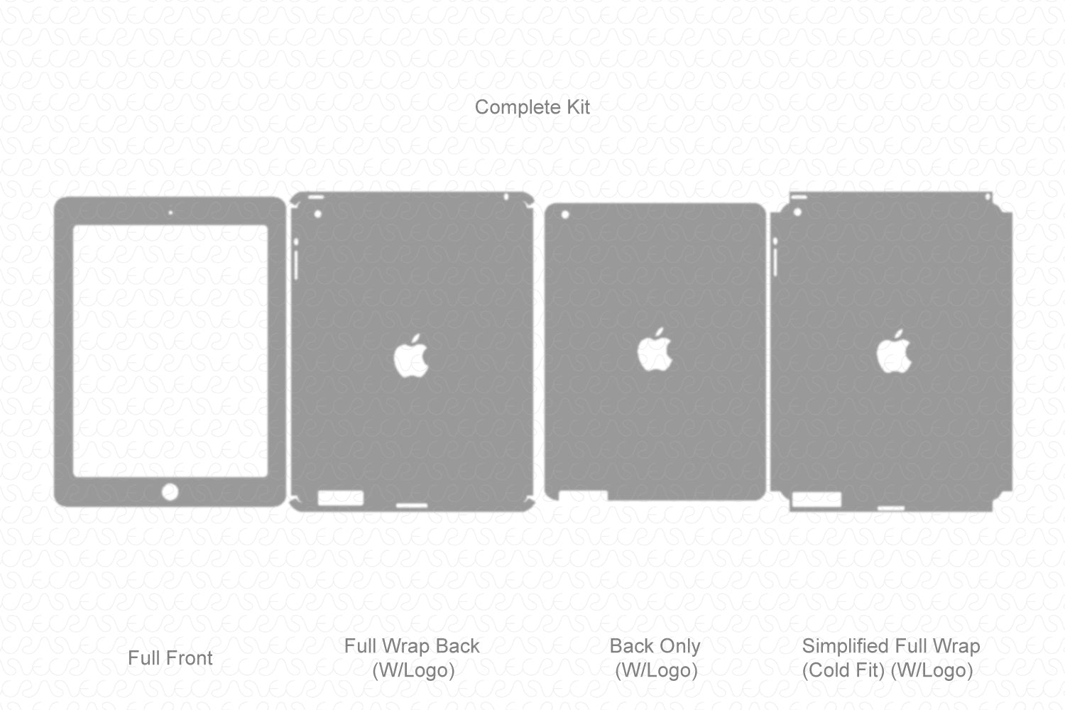 Download iPad 2 (2011) Vector Cutline Template - VecRas