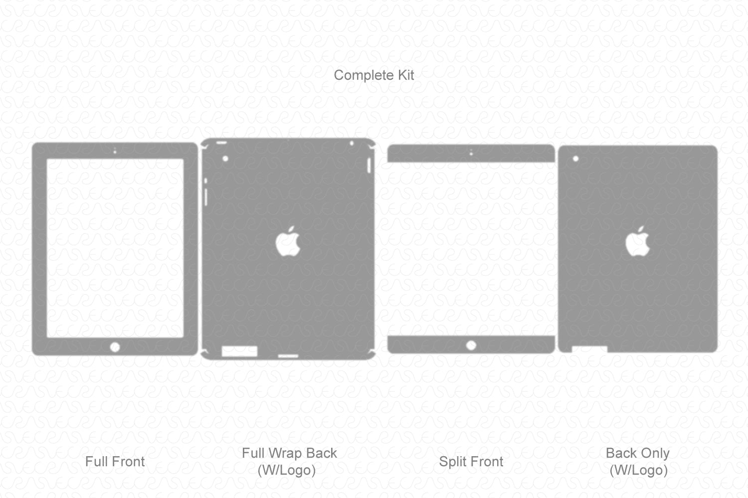 Download iPad 3rd Gen. (2012) Vector Cutline Template - VecRas