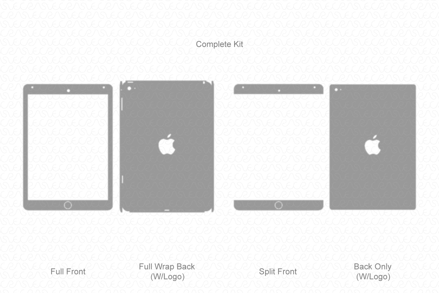 Download iPad Air 2 (2014) Vector Cutline Template - VecRas