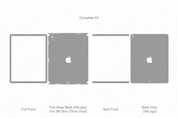 Download iPad Pro 12.9" (2018) Vector Cutline Template - VecRas